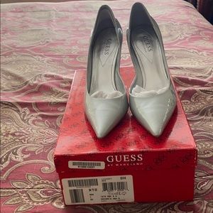 Silver/Grey Guess Pumps Size 5